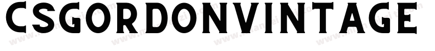CSGordonVintage GBpc EUC H字体转换